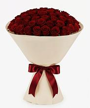 Букет 101 Бордовая роза Блэк Бакарра в Константиновском