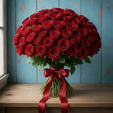 Букет Красные розы Блэк Меджик в Константиновском