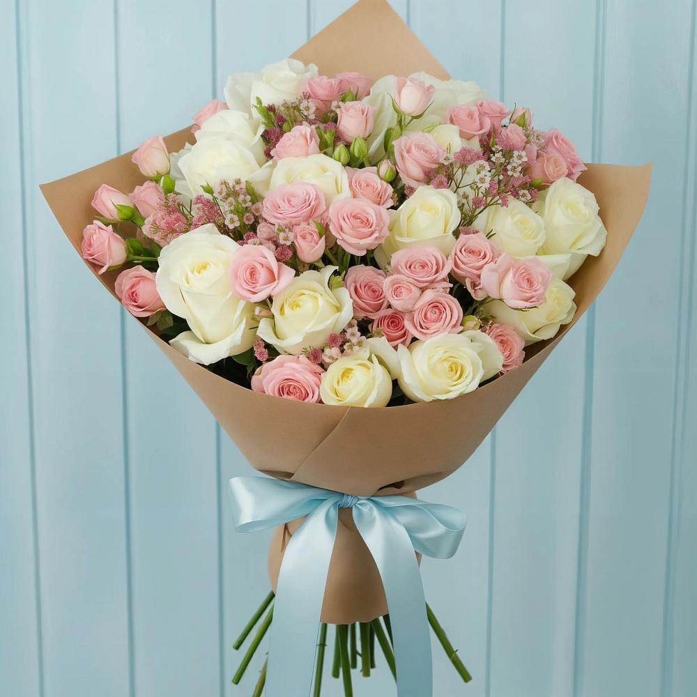 Букет цветов из: Розы в Константиновском