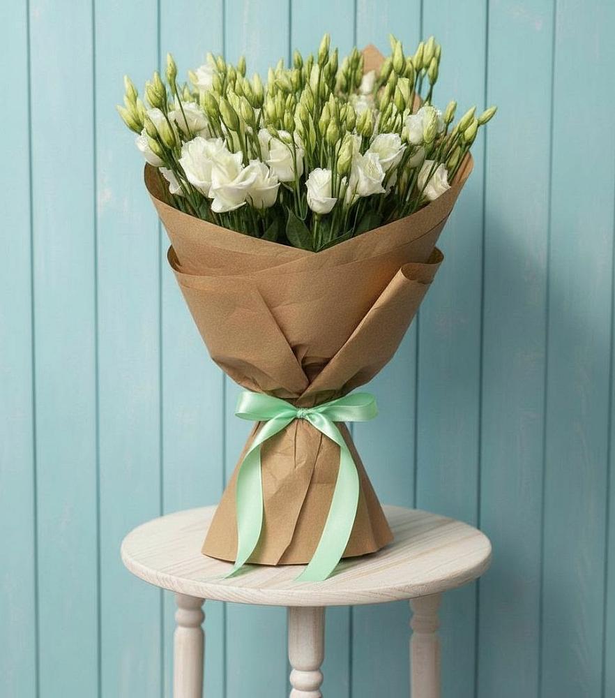 Букет цветов из: Лизиантусы в Константиновском