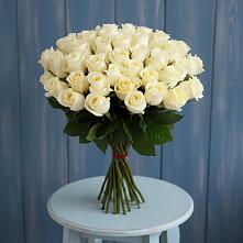 Букет 51 Белая роза Эдлесс Лав #REPLACE_PRED# Константиновском