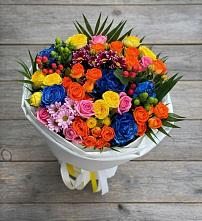 Букет цветов из:  Розы и Хризантемы в Константиновском
