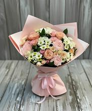 Букет цветов из:  Гвоздики, Розы и Хризантемы в Константиновском