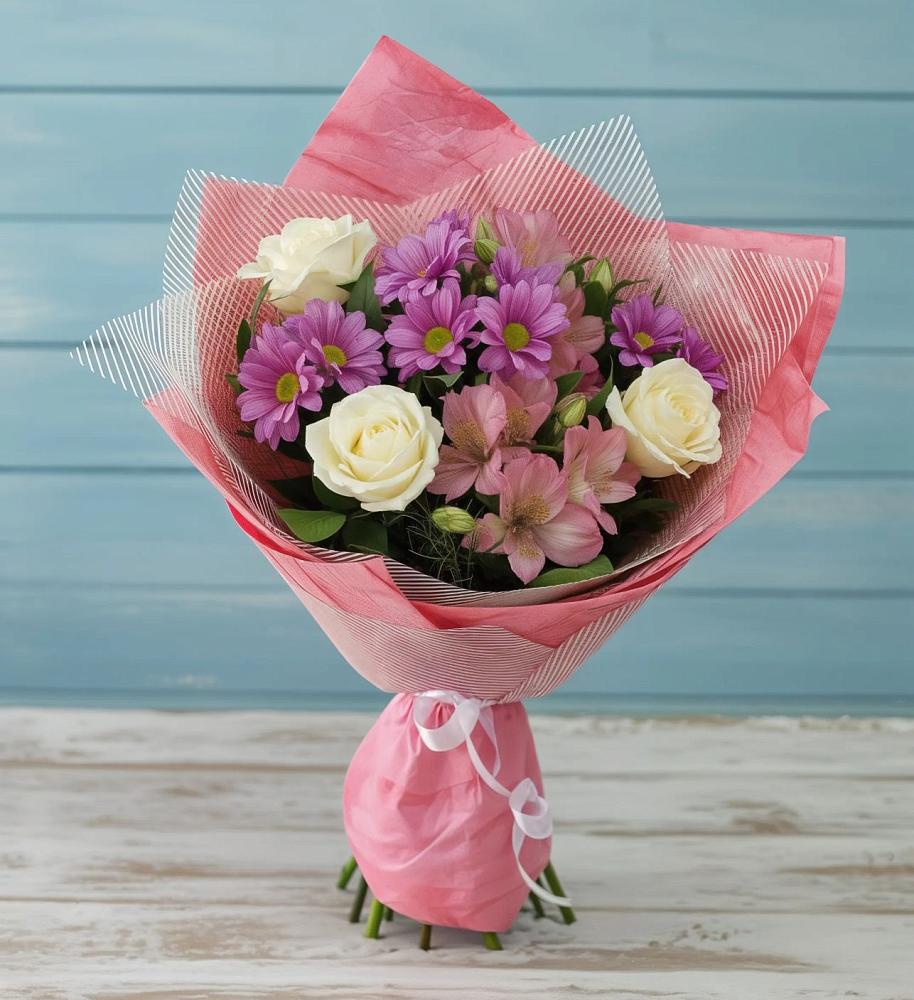 Букет цветов из: Герберы в Константиновском