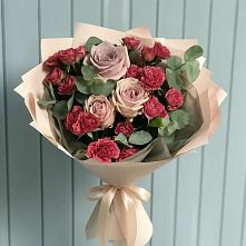 Букет цветов из:  Гвоздики и Розы в Константиновском