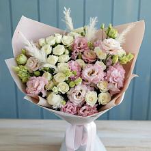 Букет цветов из:  Альстромерии и Розы в Константиновском
